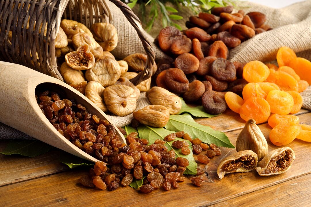 dried fruit to increase strength