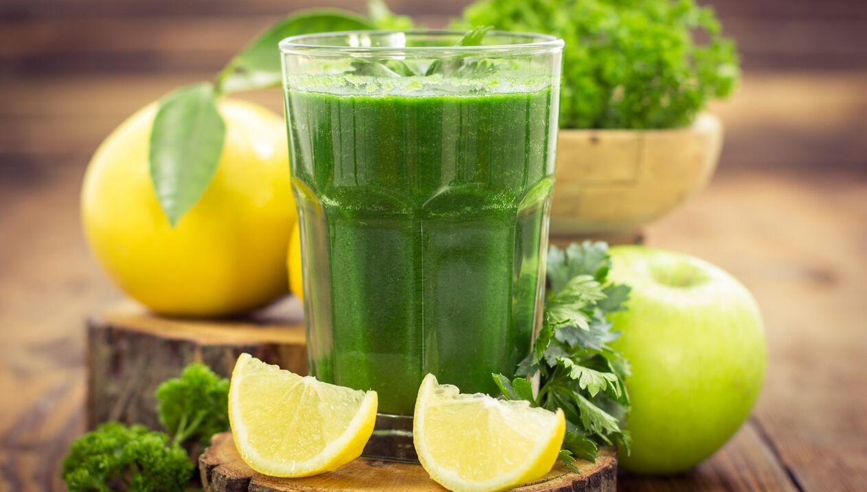 smoothie with parsley to increase strength