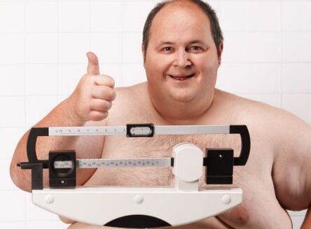 Obesity is one of the causes of the deterioration of male potency