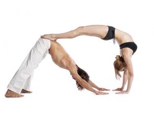 Stretching eliminates congestion, which increases male strength